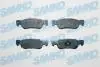 Тормозные колодки, дисковый тормоз.) SAMKO 5SP052 (фото 1)