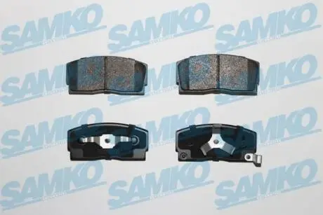 Гальмівні колодки, дискове гальмо (набір) SAMKO 5SP055