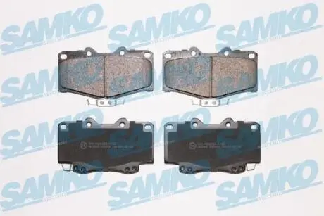Гальмівні колодки, дискове гальмо (набір) SAMKO 5SP058