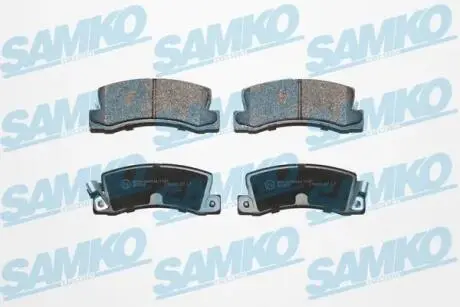 Гальмівні колодки, дискове гальмо (набір) SAMKO 5SP061