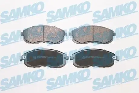 Гальмівні колодки, дискове гальмо (набір) SAMKO 5SP090