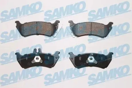 Гальмівні колодки, дискове гальмо (набір) SAMKO 5SP1000