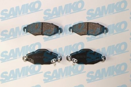 Гальмівні колодки, дискове гальмо (набір) SAMKO 5SP1001 (фото 1)