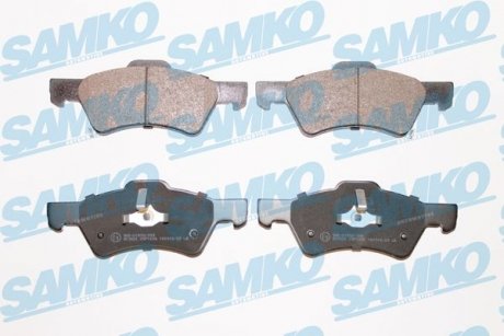 Гальмівні колодки, дискове гальмо (набір) SAMKO 5SP1006 (фото 1)