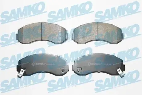 Гальмівні колодки, дискове гальмо (набір) SAMKO 5SP1007
