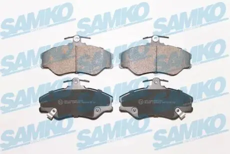 Гальмівні колодки, дискове гальмо (набір) SAMKO 5SP1009