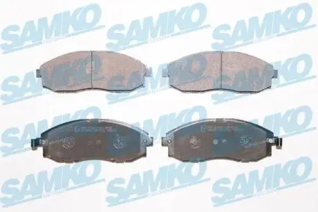 Гальмівні колодки, дискове гальмо (набір) SAMKO 5SP1015
