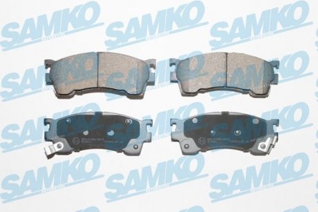 Тормозные колодки, дисковый тормоз.) SAMKO 5SP1017 (фото 1)