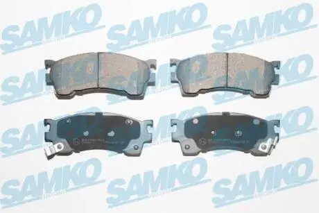 Гальмівні колодки, дискове гальмо (набір) SAMKO 5SP1017