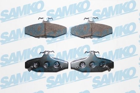 Тормозные колодки, дисковый тормоз.) SAMKO 5SP1018 (фото 1)