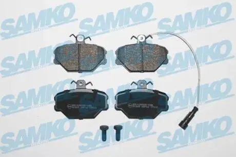 Гальмівні колодки, дискове гальмо (набір) SAMKO 5SP102