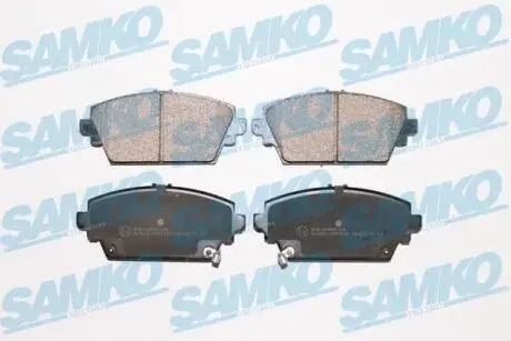Гальмівні колодки, дискове гальмо (набір) SAMKO 5SP1036