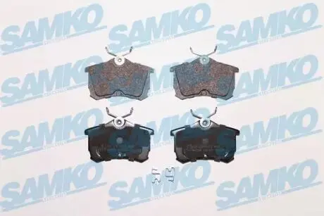 Гальмівні колодки, дискове гальмо (набір) SAMKO 5SP1037