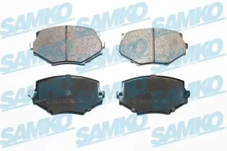 Гальмівні колодки, дискове гальмо (набір) SAMKO 5SP1043