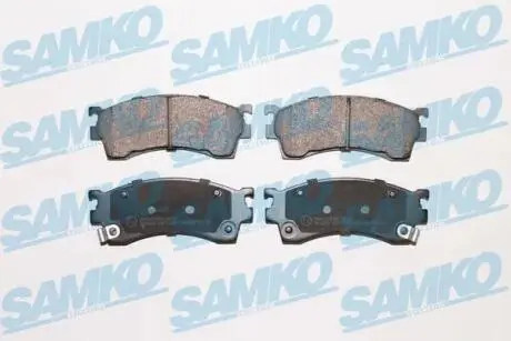 Гальмівні колодки, дискове гальмо (набір) SAMKO 5SP1045