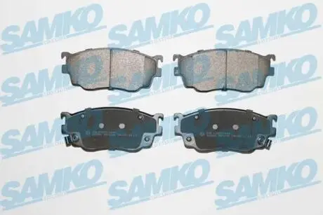 Гальмівні колодки, дискове гальмо (набір) SAMKO 5SP1046