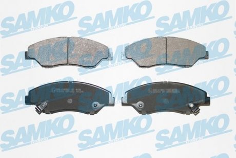 Тормозные колодки, дисковый тормоз.) SAMKO 5SP1053 (фото 1)