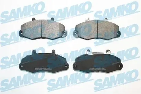 Гальмівні колодки, дискове гальмо (набір) SAMKO 5SP1059