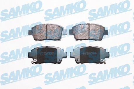 Тормозные колодки, дисковый тормоз.) SAMKO 5SP1062 (фото 1)