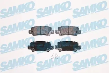 Гальмівні колодки, дискове гальмо (набір) SAMKO 5SP1068