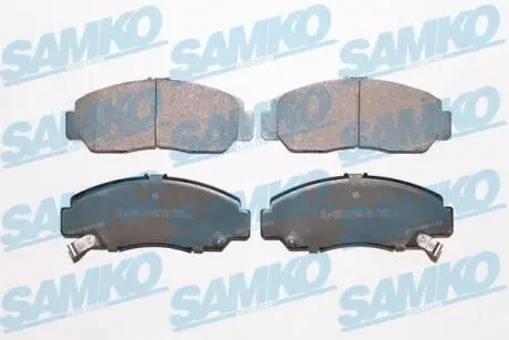 Гальмівні колодки, дискове гальмо (набір) SAMKO 5SP1071