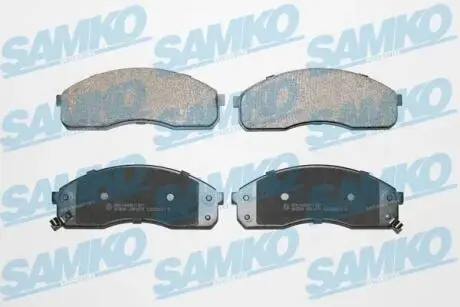 Гальмівні колодки, дискове гальмо (набір) SAMKO 5SP1072