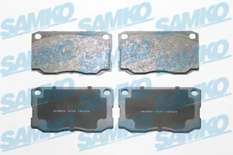 Гальмівні колодки, дискове гальмо (набір) SAMKO 5SP1074