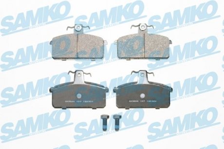 Тормозные колодки, дисковый тормоз.) SAMKO 5SP107 (фото 1)