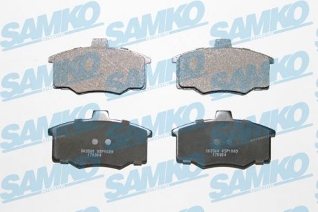 Гальмівні колодки, дискове гальмо (набір) SAMKO 5SP1089