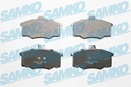Гальмівні колодки, дискове гальмо (набір) SAMKO 5SP1089