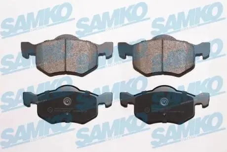 Гальмівні колодки, дискове гальмо (набір) SAMKO 5SP1091