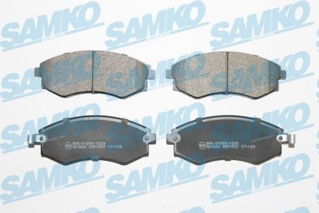 Тормозные колодки, дисковый тормоз.) SAMKO 5SP1097 (фото 1)