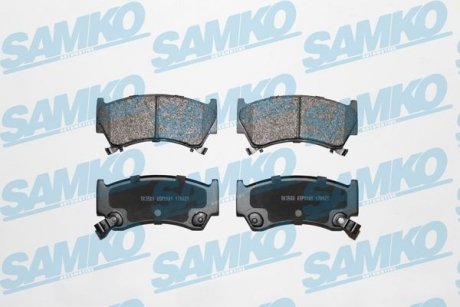 Тормозные колодки, дисковый тормоз.) SAMKO 5SP1101 (фото 1)