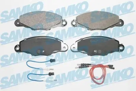 Гальмівні колодки, дискове гальмо (набір) SAMKO 5SP1103