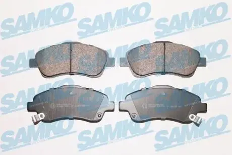 Гальмівні колодки, дискове гальмо (набір) SAMKO 5SP1114