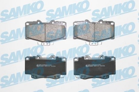 Тормозные колодки, дисковый тормоз.) SAMKO 5SP1117 (фото 1)