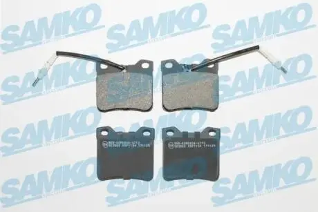 Гальмівні колодки, дискове гальмо (набір) SAMKO 5SP1134