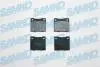 Тормозные колодки, дисковый тормоз.) SAMKO 5SP113 (фото 1)