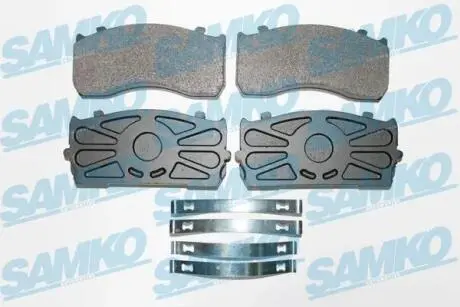 Гальмівні колодки, дискове гальмо (набір) SAMKO 5SP1169