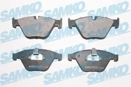 Гальмівні колодки, дискове гальмо (набір) SAMKO 5SP1193
