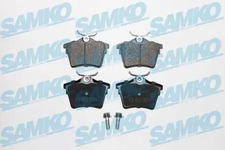 Гальмівні колодки, дискове гальмо (набір) SAMKO 5SP1195
