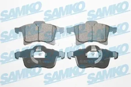 Гальмівні колодки, дискове гальмо (набір) SAMKO 5SP1197