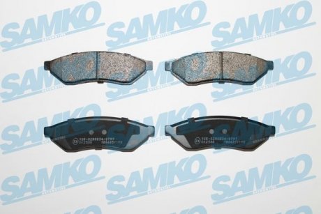 Тормозные колодки, дисковый тормоз.) SAMKO 5SP1198