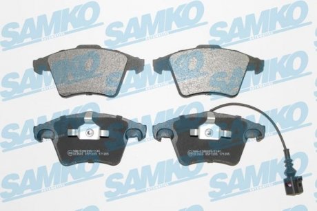 Тормозные колодки, дисковый тормоз.) SAMKO 5SP1205 (фото 1)