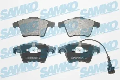 Гальмівні колодки, дискове гальмо (набір) SAMKO 5SP1205