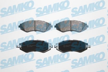 Тормозные колодки, дисковый тормоз.) SAMKO 5SP1208 (фото 1)