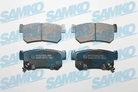 Гальмівні колодки, дискове гальмо (набір) SAMKO 5SP1210