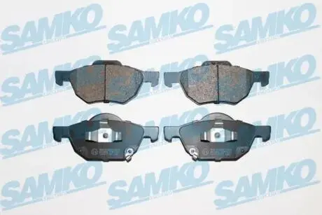 Гальмівні колодки, дискове гальмо (набір) SAMKO 5SP1211