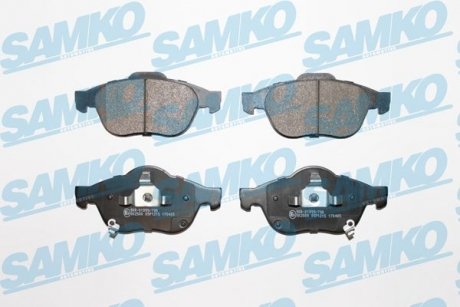 Тормозные колодки, дисковый тормоз.) SAMKO 5SP1215 (фото 1)