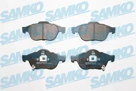 Гальмівні колодки, дискове гальмо (набір) SAMKO 5SP1215
